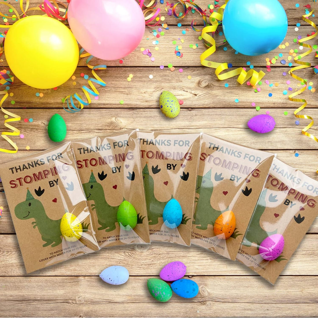 💖Valentine's Day Gift Set - Hatching Dino Egg Thank You Cards