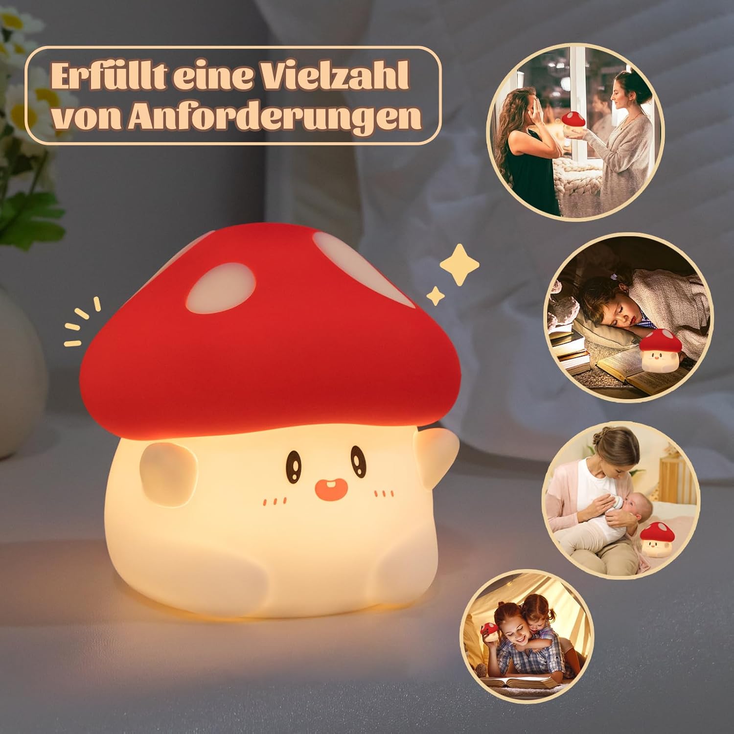 Penguin Silicone Night Light for Kids