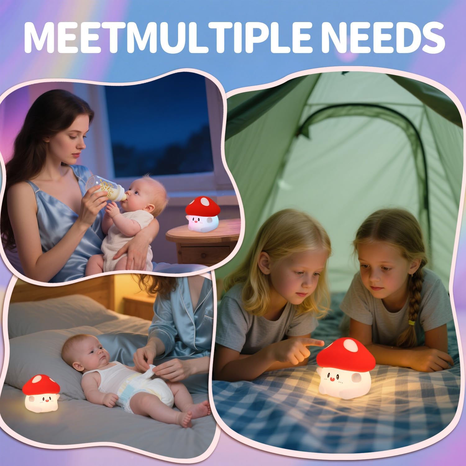Penguin Silicone Night Light for Kids