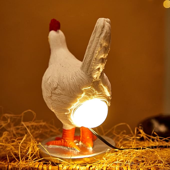 Chicken Egg Lamp Funny Lifelike Night Light