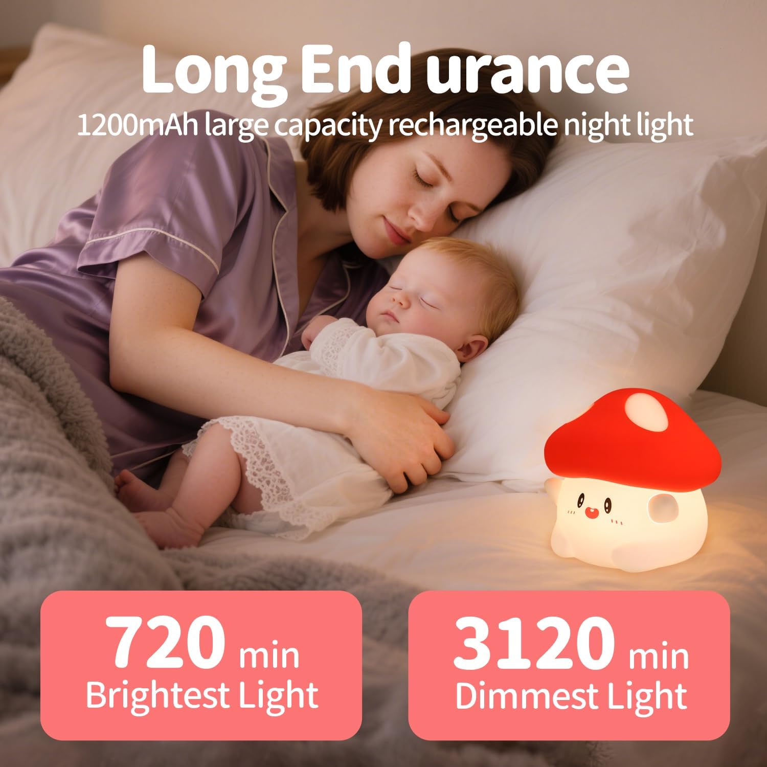 Penguin Silicone Night Light for Kids