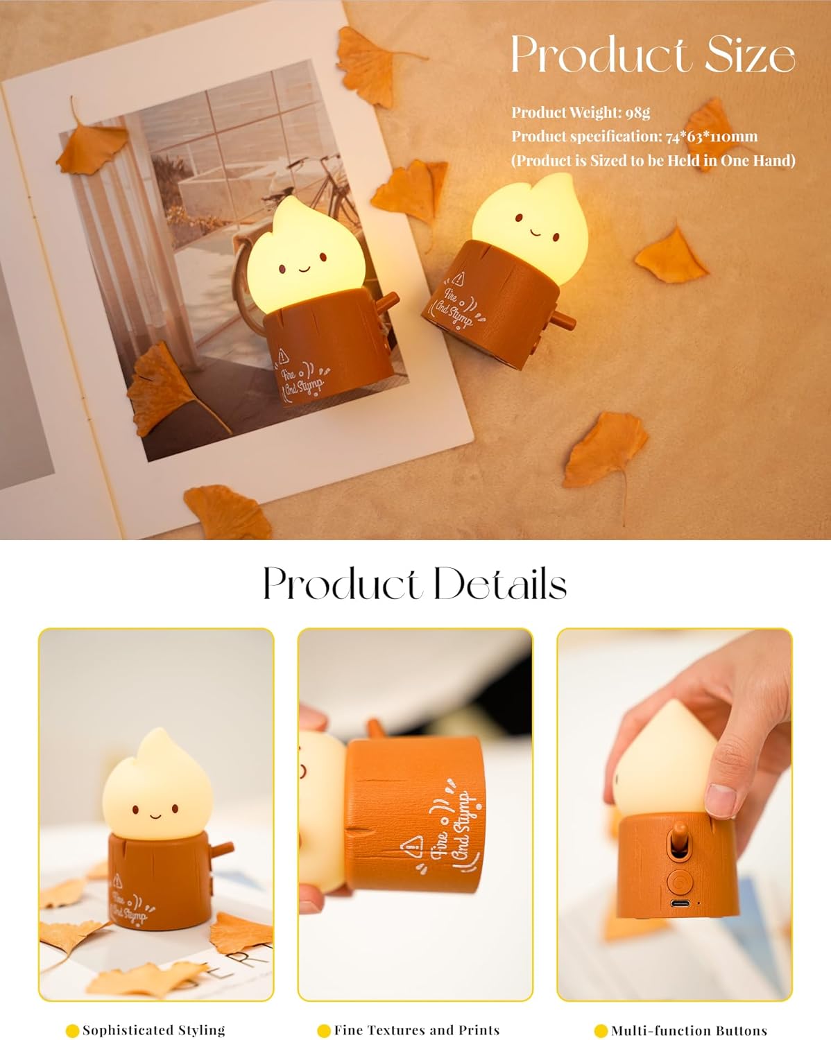 Retro Rechargeable Night Light