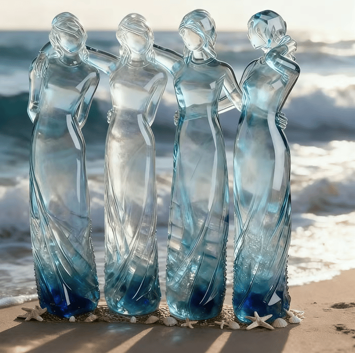 Sisters by My Side, Celebrates Friendships Three Sisters Sculpture