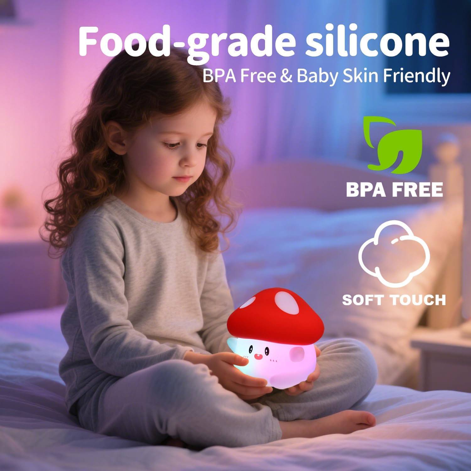 Penguin Silicone Night Light for Kids