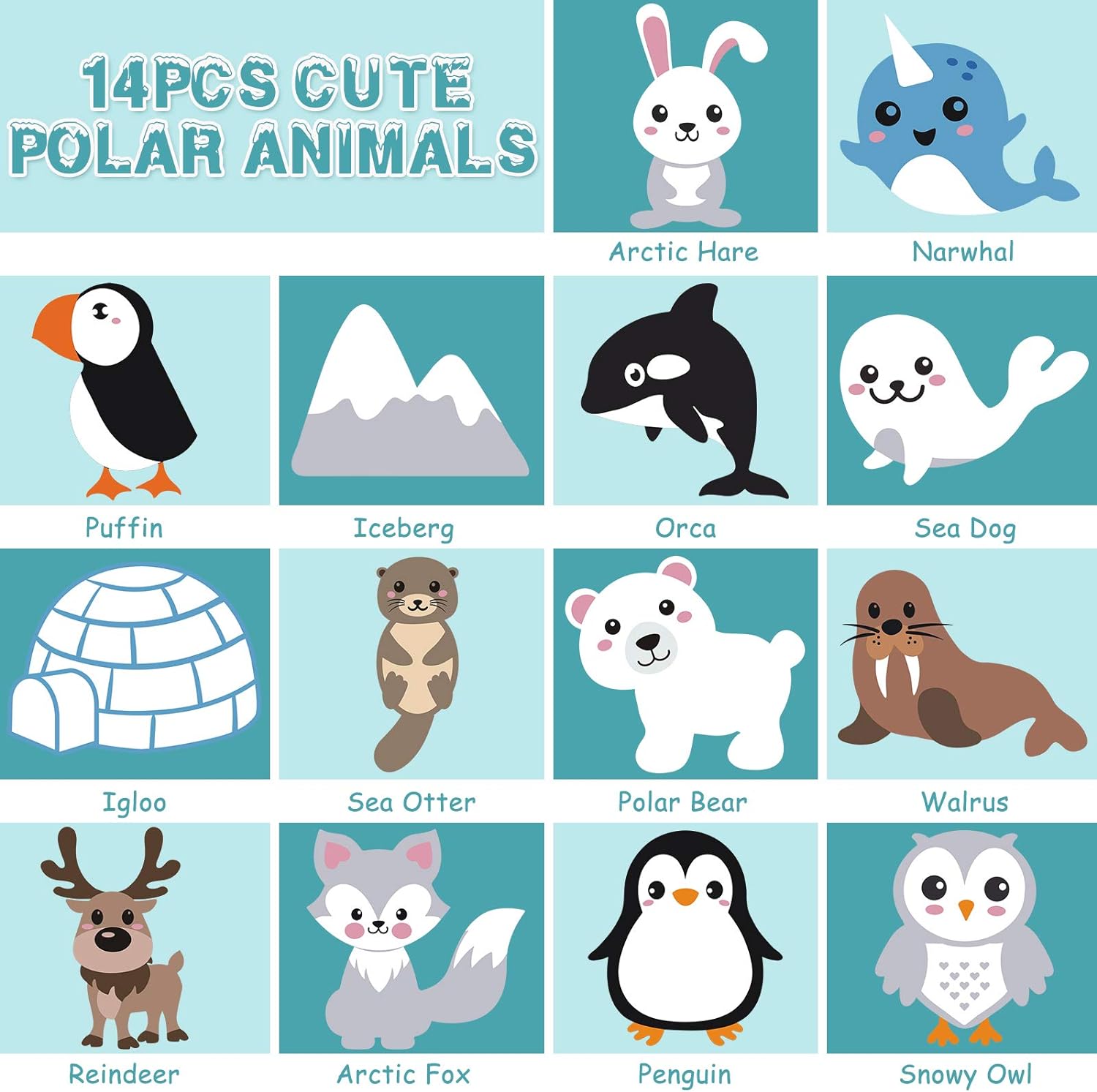 Polar Animals Sewing Kit for Kids