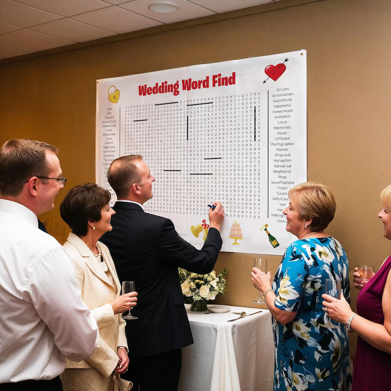 Jumbo Thanksgiving & Christmas Word Search Poster(Giant 36"x24" Wall Game)