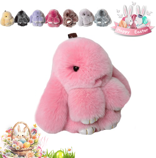 🐰Easter Cute Bunny Plush Keychain