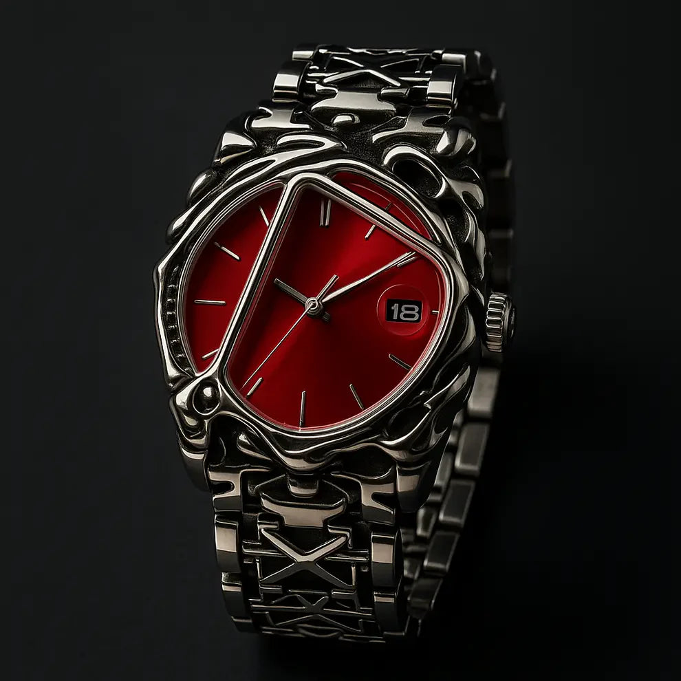Y2K Claw Design Waterproof Quartz Watch with Luminous Dial