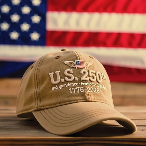 U.S. 250th Anniversary Retro Washed Baseball Cap
