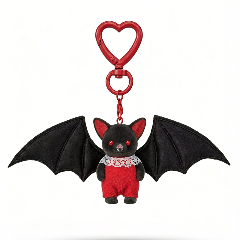 Halloween Cute Black Bat Baby Keychain