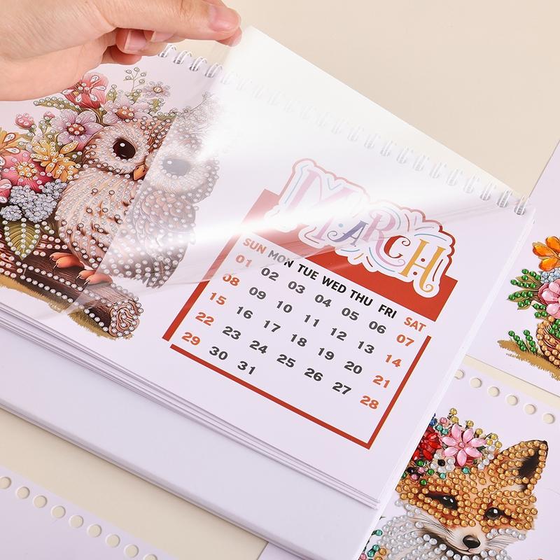 2026 DIY Diamond Painting Desk Calendar