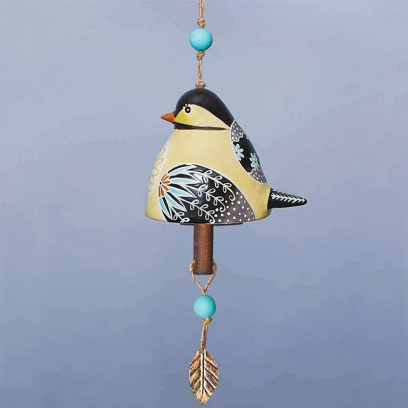 Hand-Painted  Bird wind Chimes