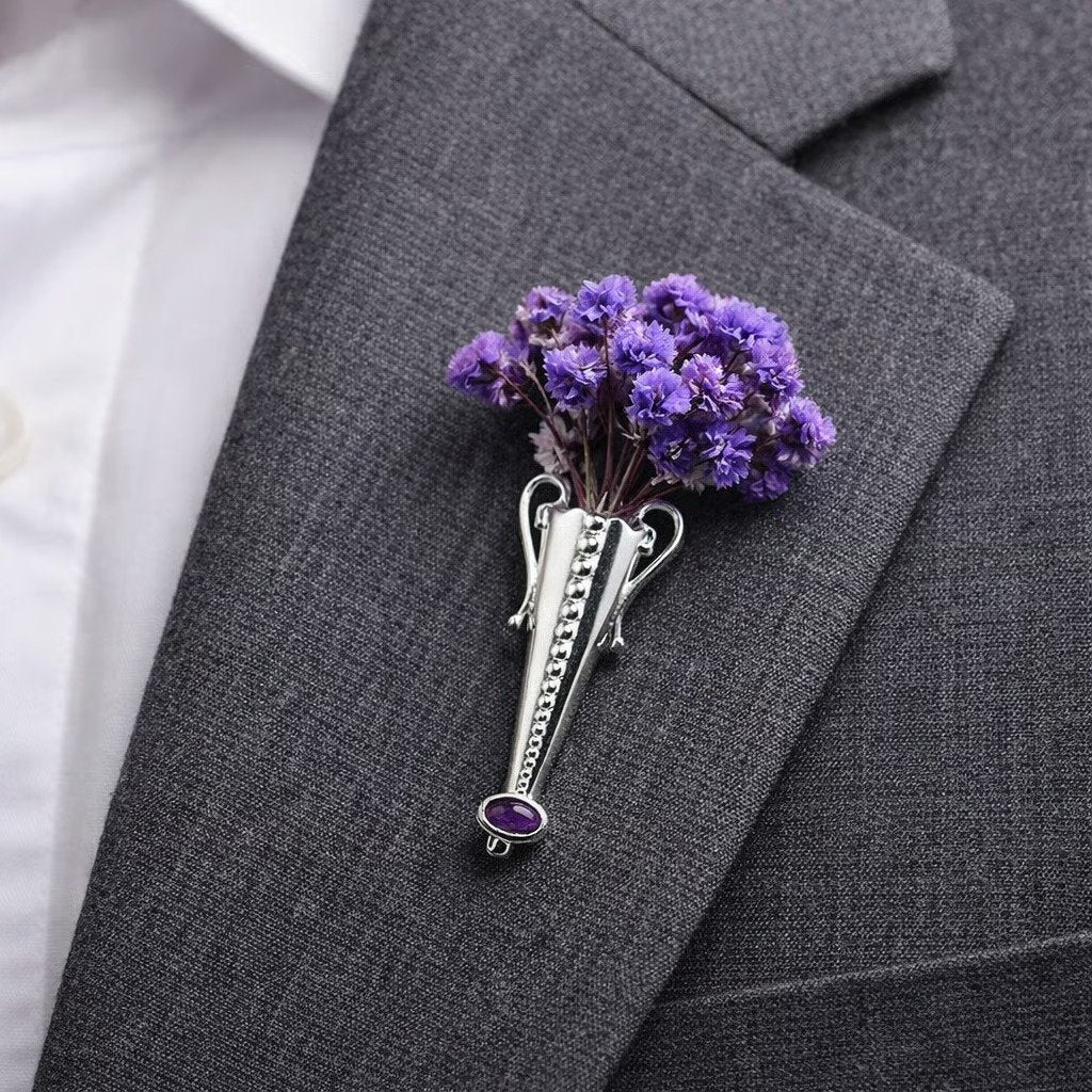 Vase Brooch