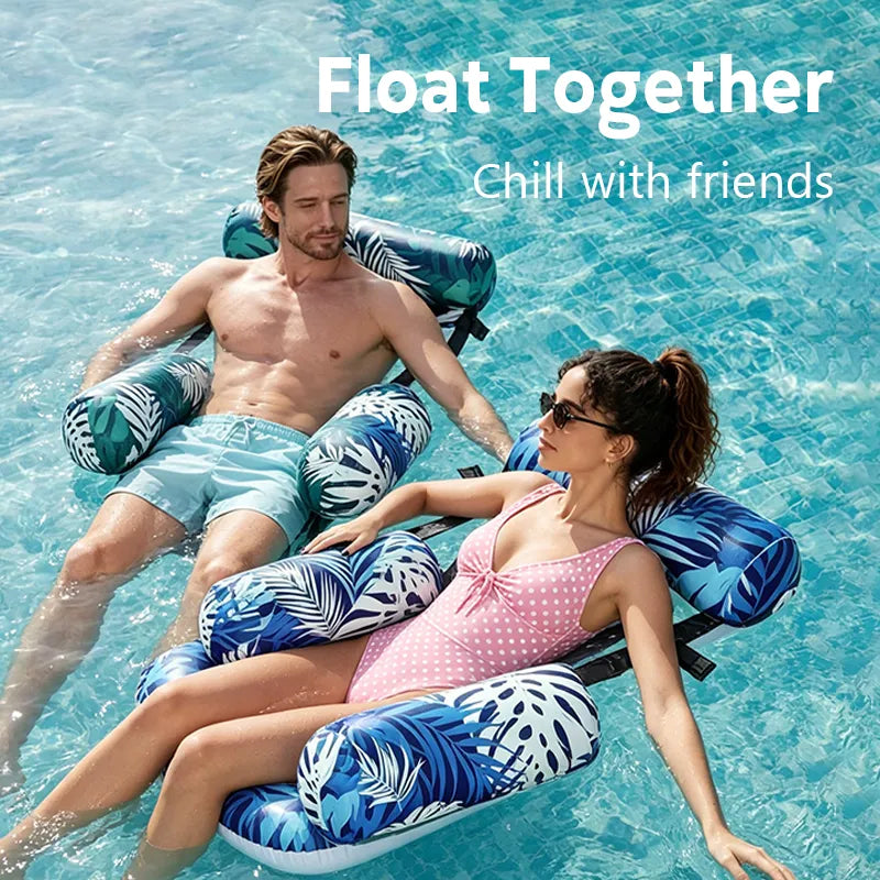 🔥Summer Hot Sale Inflatable Pool Floats Adult,Floating Lounge Chairs