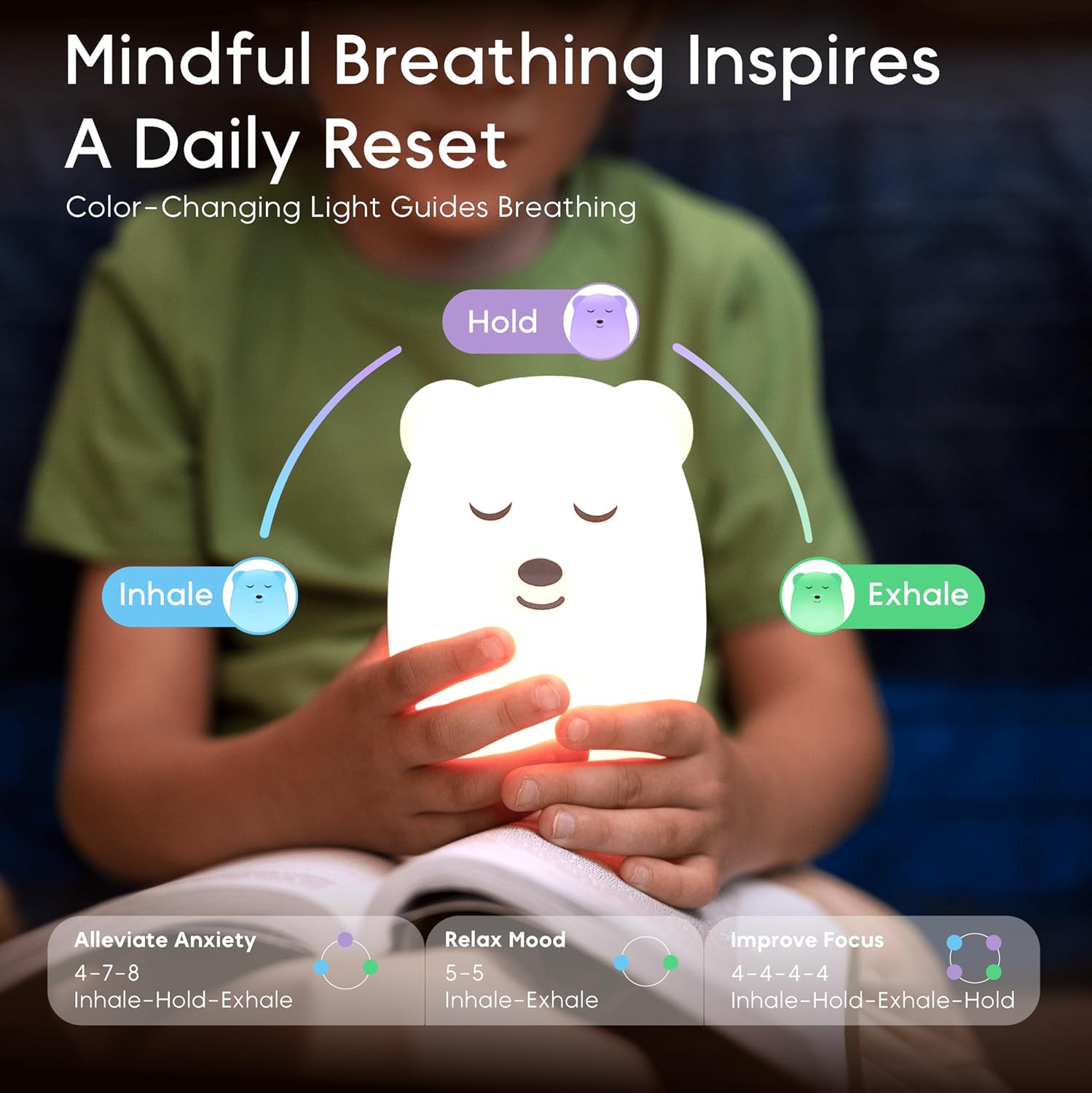 Breathing Pal 'Ted'- Mindfulness Breathing Light