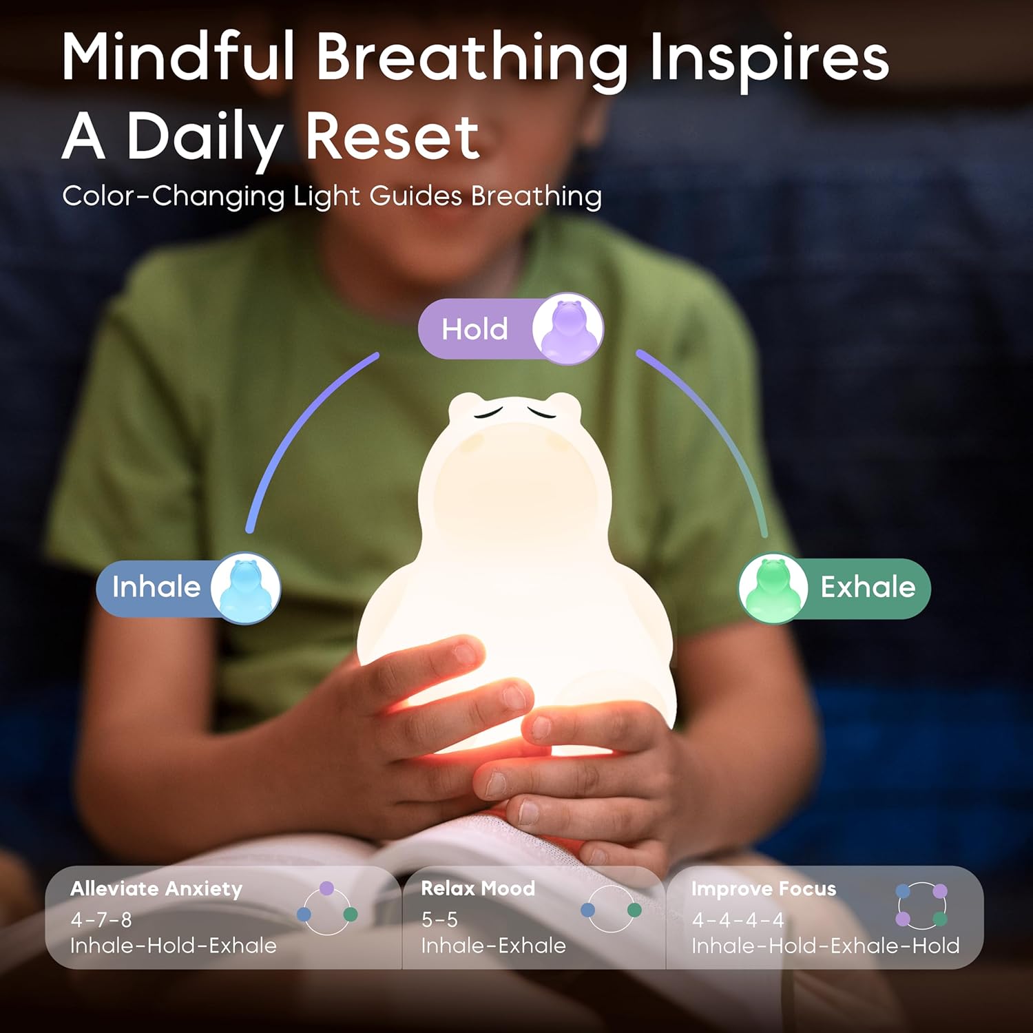Breathing Pal 'Ted'- Mindfulness Breathing Light