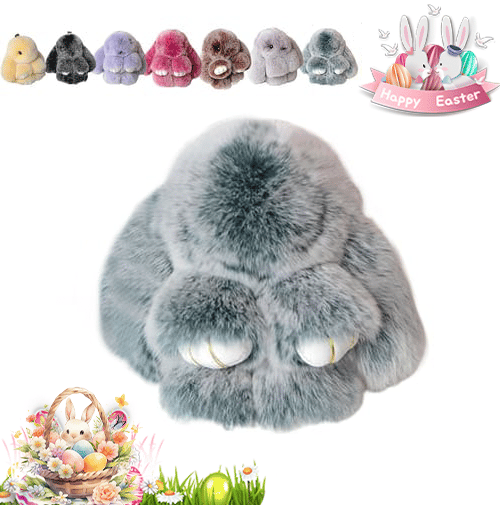 🐰Easter Cute Bunny Plush Keychain
