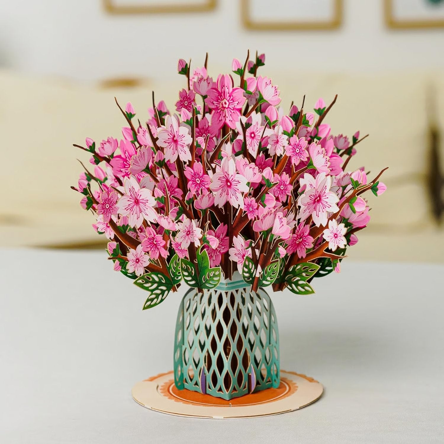 Pop Up Flower Bouquet Valentine’s Day card