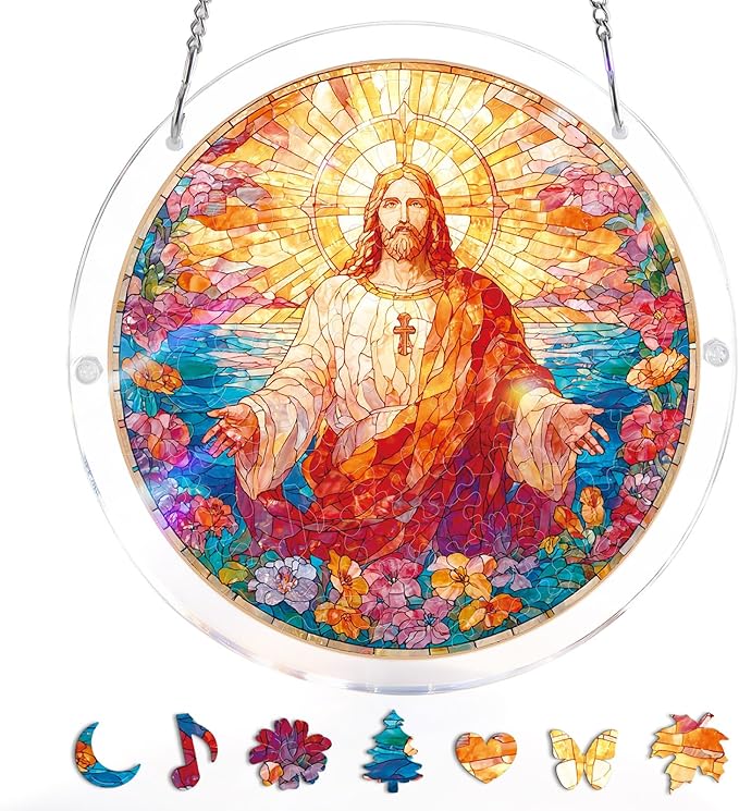 Acrylic Jigsaw Puzzle Suncatcher 80 Pieces