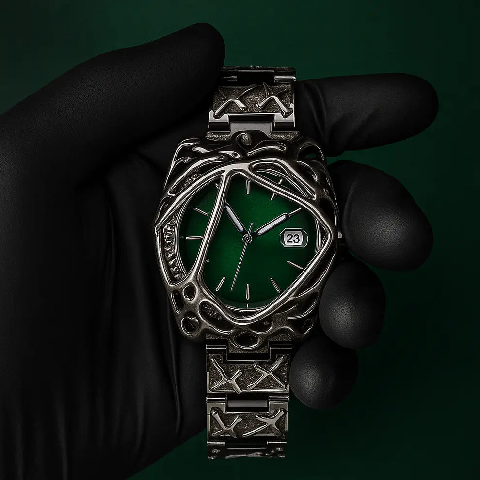 Y2K Claw Design Waterproof Quartz Watch with Luminous Dial