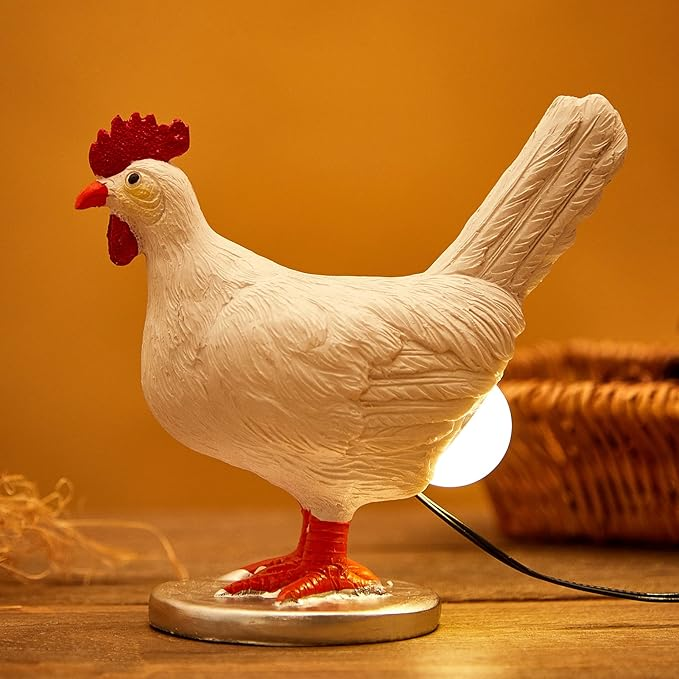 Chicken Egg Lamp Funny Lifelike Night Light
