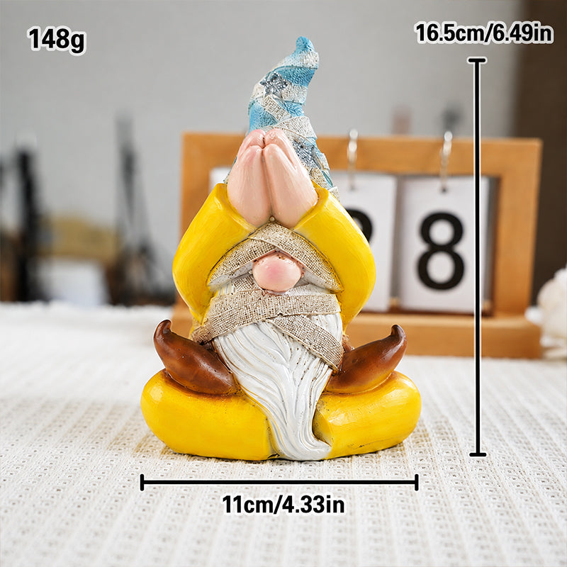 Dual-Season Gnome Figurine Set Halloween & Christmas Decor