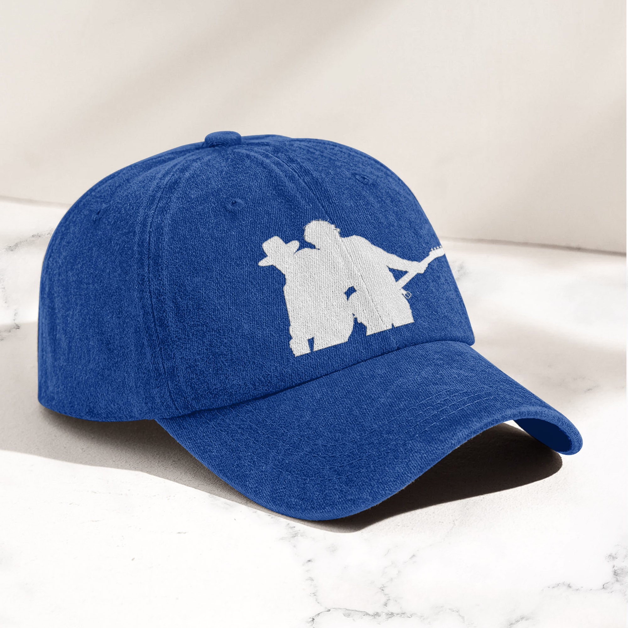 Bruce Springsteen And Clarence Clemons Denim Cap – Retro Rock Music Fan Cap