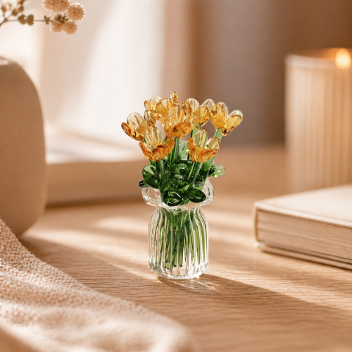 Miniature Forever Flowers | Mini Glass Flower Bouquet Gift