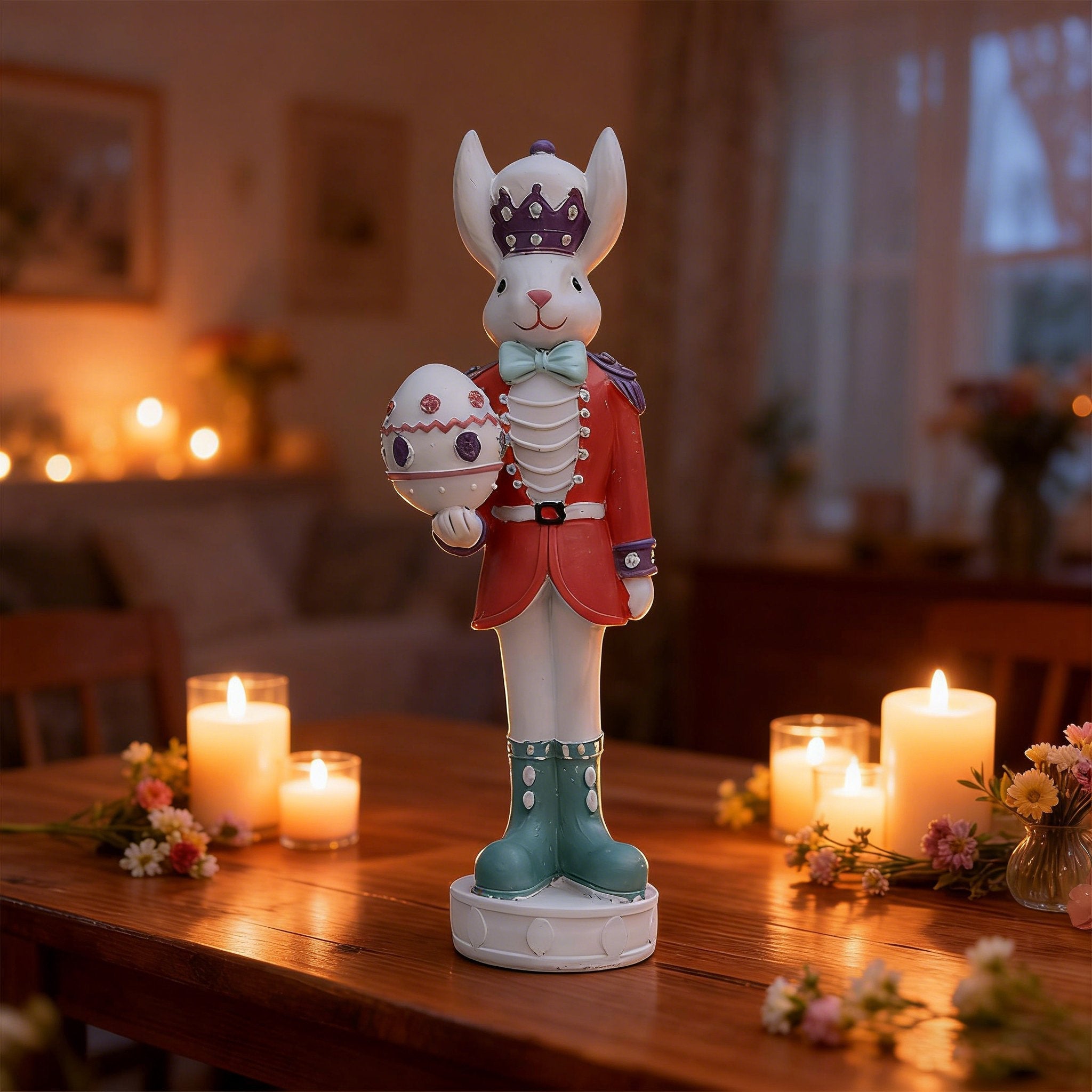 Easter Bunny Nutcracker – A Charming Touch of Spring