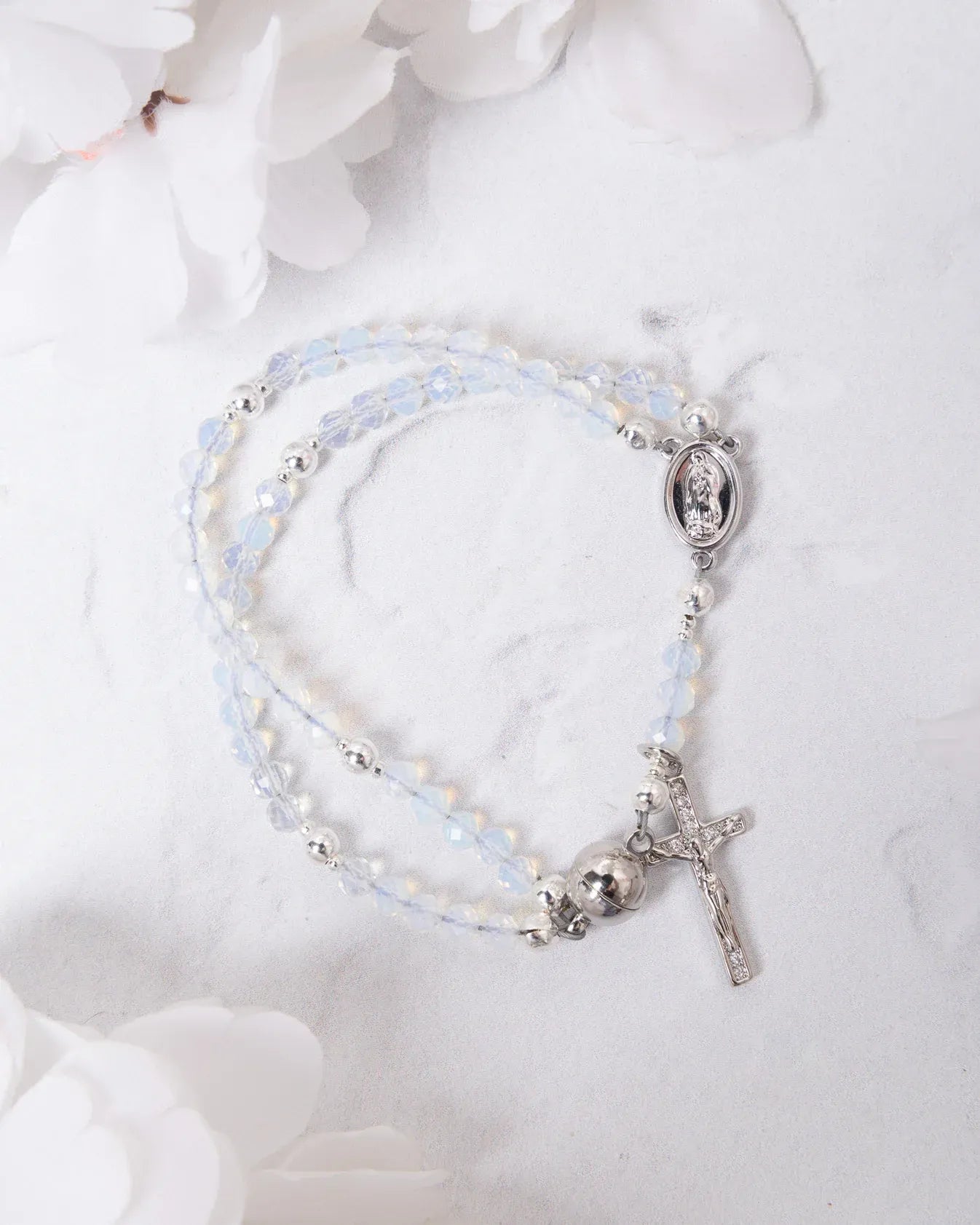 Handcrafted rosary bracelets