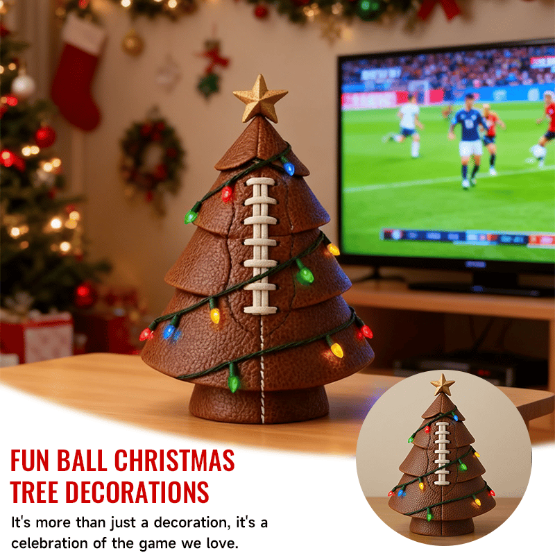 Fun  Sports Ball Christmas Tree Decorations