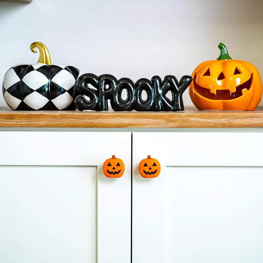 Holiday Decorative Knob Covers  – Pumpkin & Peppermint Sets