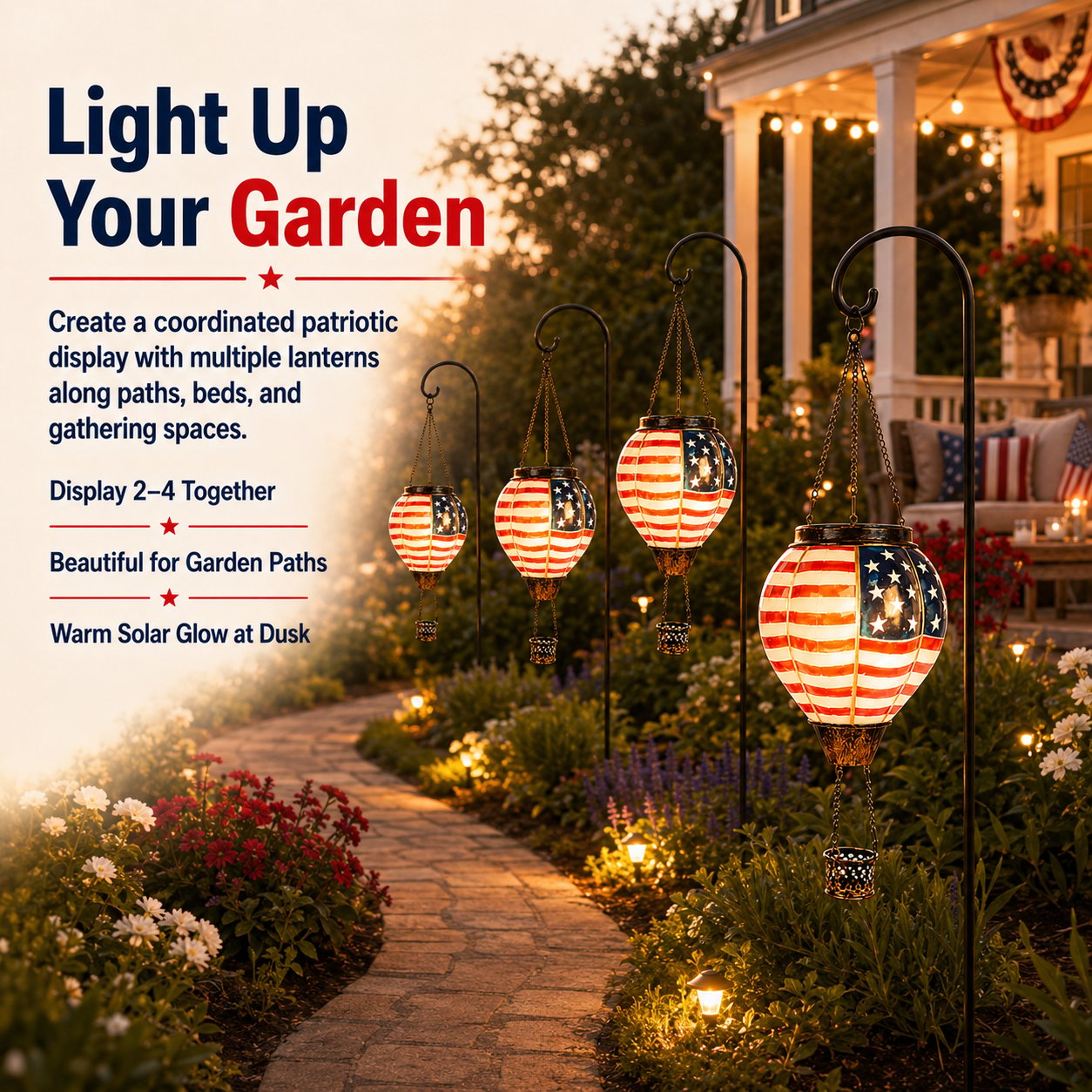 250th Anniversary Solar Hot Air Balloon Lantern