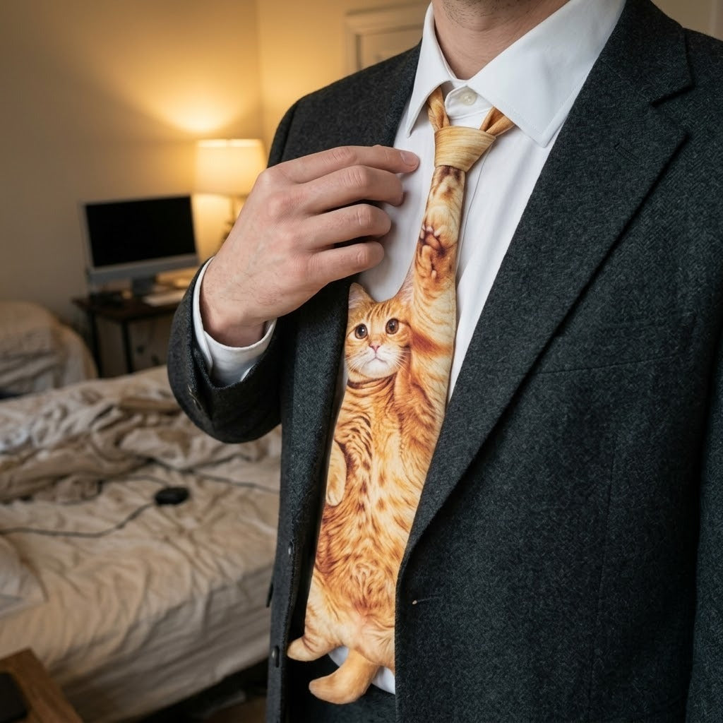 Code vestimentaire pour chats : cravate