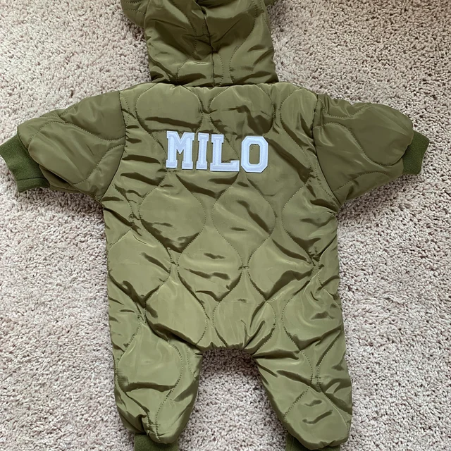 Personalized Hand Patch Kids Lightweight Puffer Romper