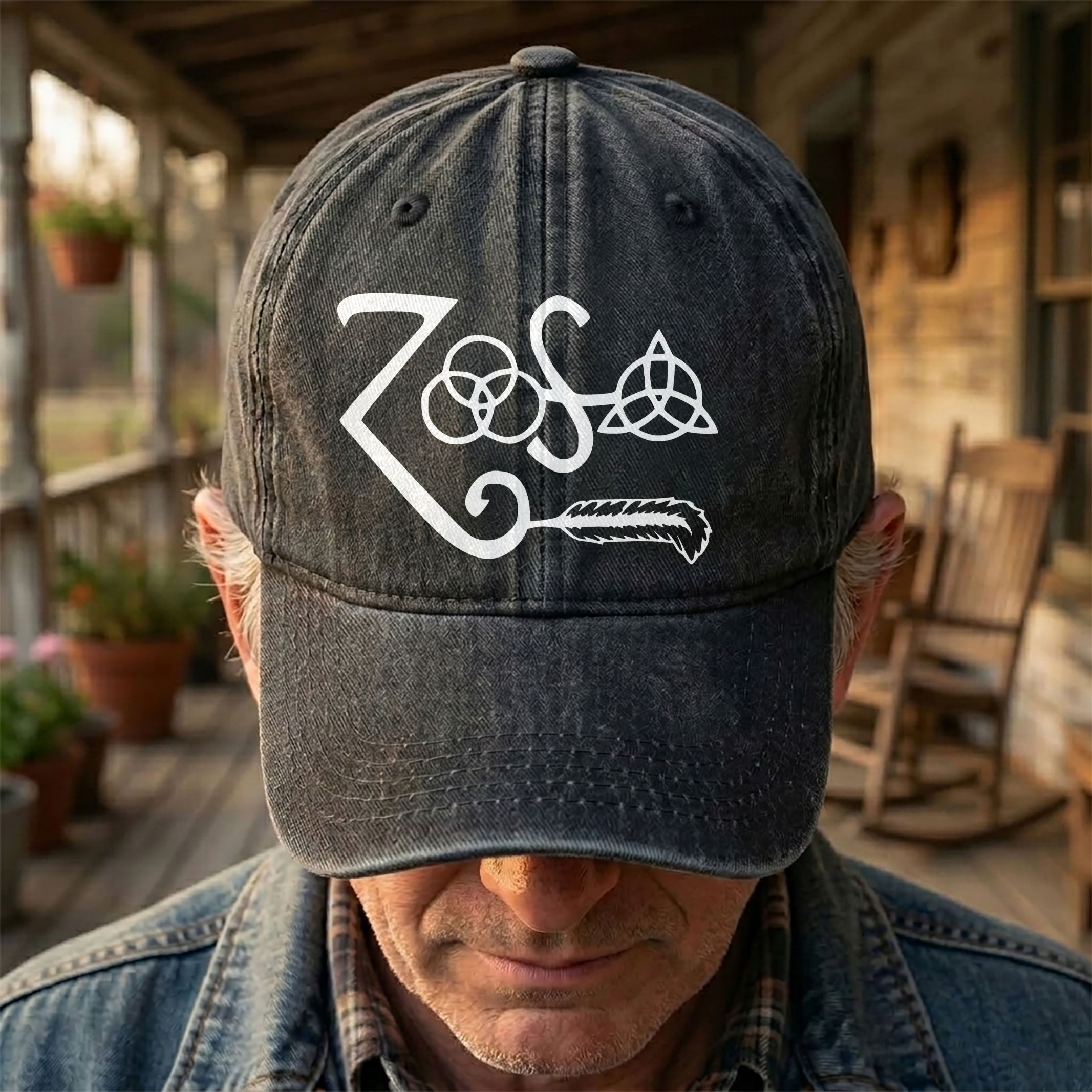 Led Zeppelin Denim Cap – Retro Classic Rock Music Inspired Dad Hat