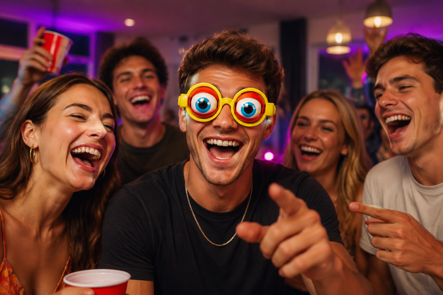 Kinetic Crazy Eyes Glasses for Instant Laughs & Party Fun