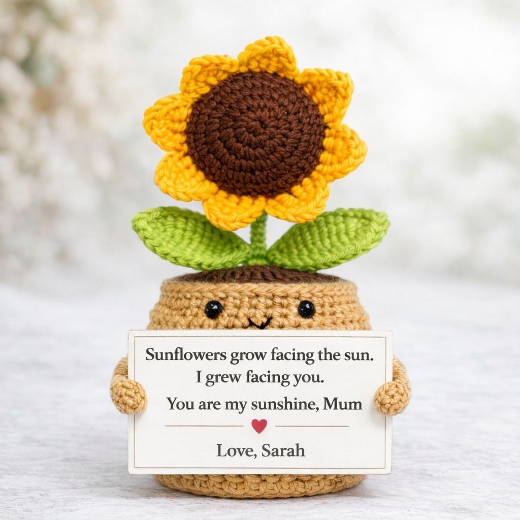 You are my sunshine - Custom Flower Crochet Mother's Day Gift