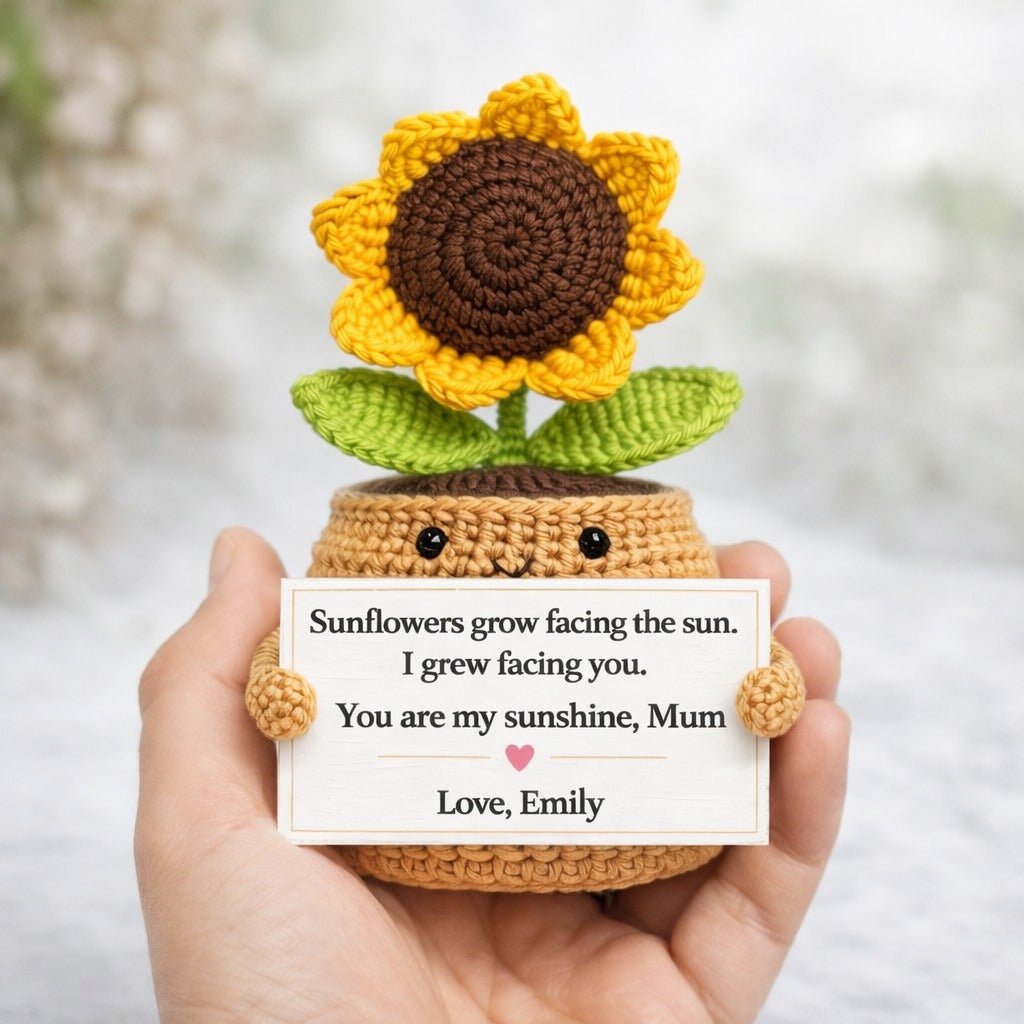 You are my sunshine - Custom Flower Crochet Mother's Day Gift