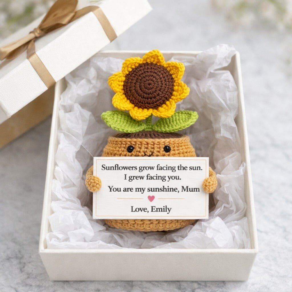 You are my sunshine - Custom Flower Crochet Mother's Day Gift