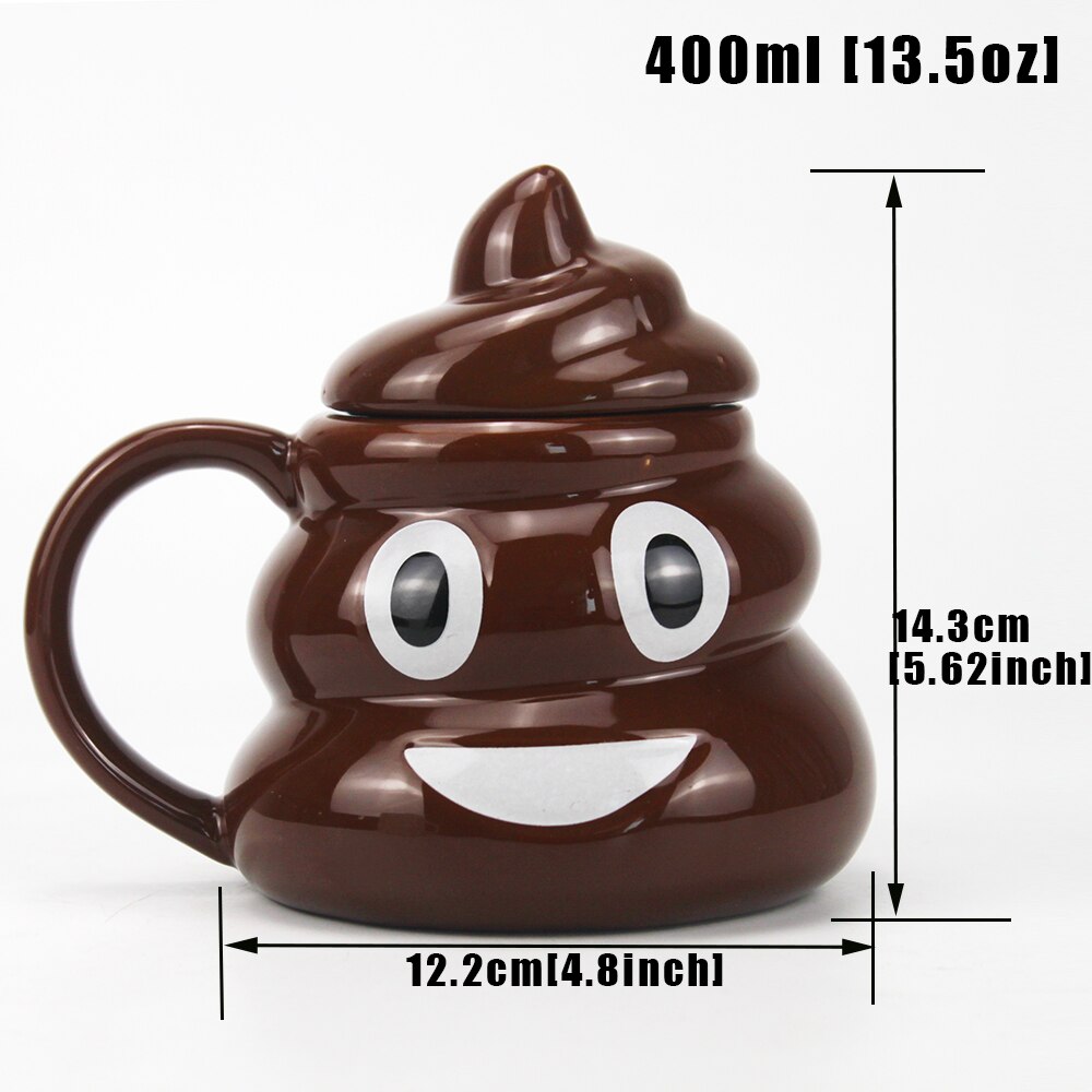 Mug Rigolo Émoji Caca
