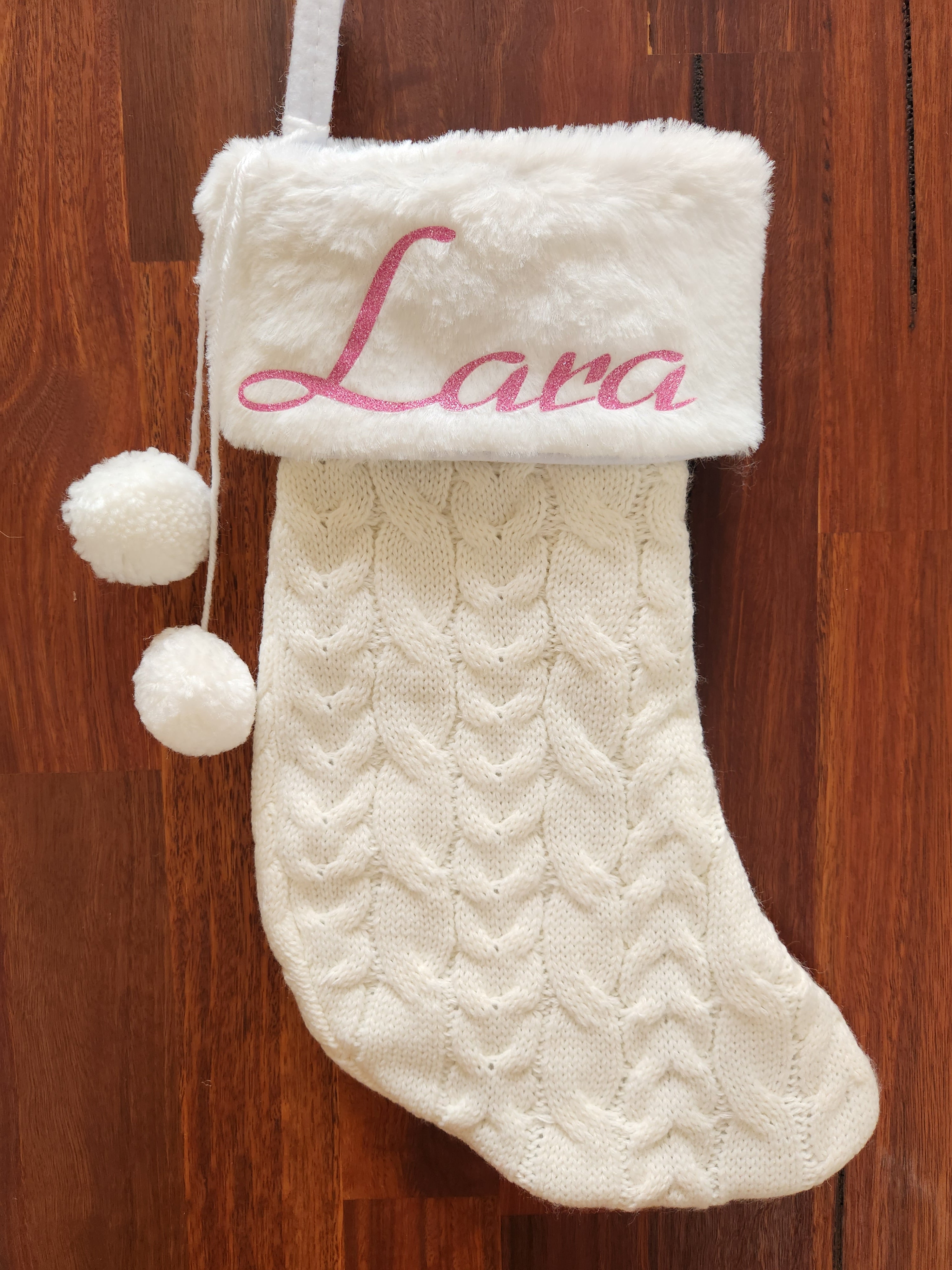 Personalised Knitted Christmas Stockings