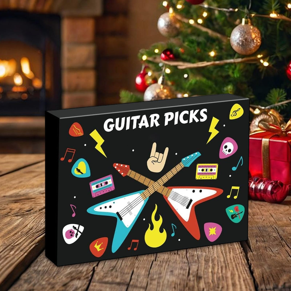 24-Day Guitar Pick Advent Calendar | Christmas Gift for Guitarists