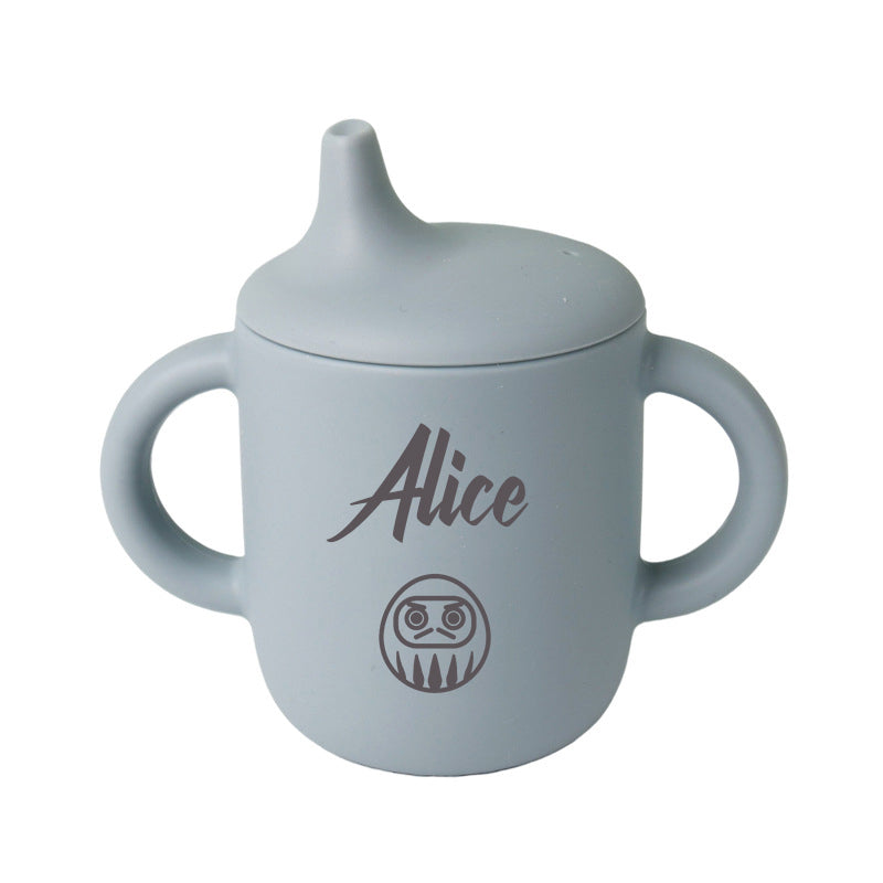 Personalised Baby Food Grade Sippy Silicone Cup
