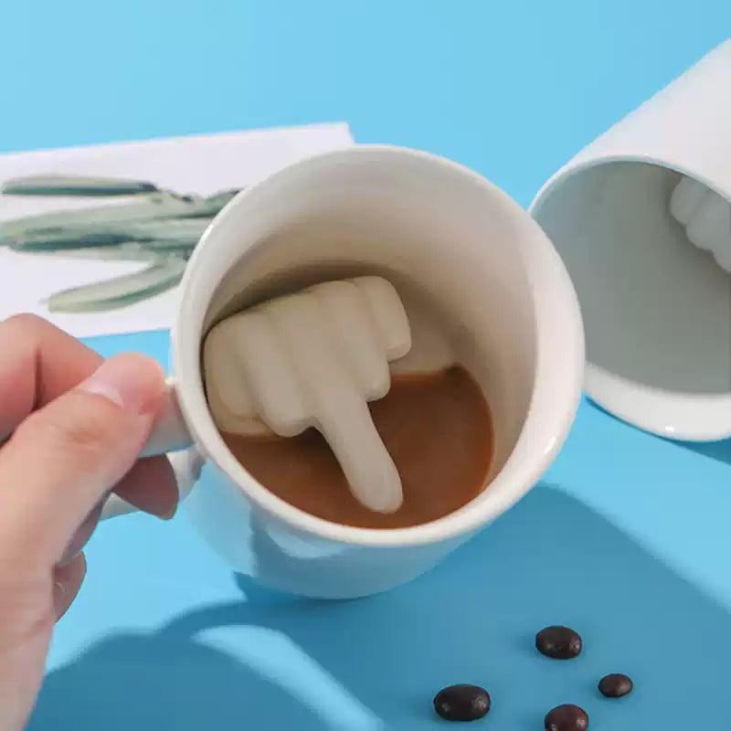Mug en céramique avec majeur