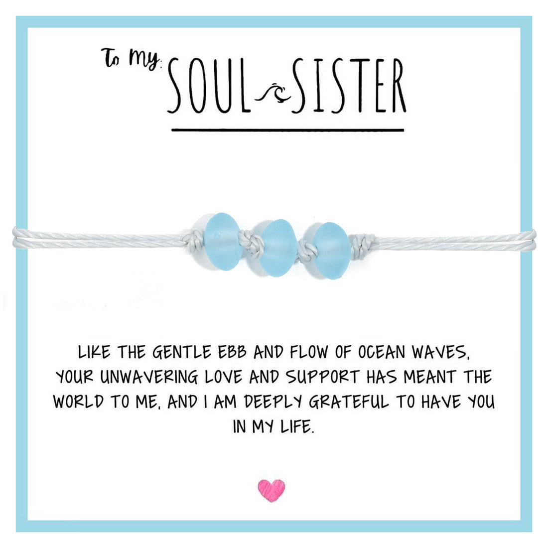 Soul Sister Sea Glass Bracelet