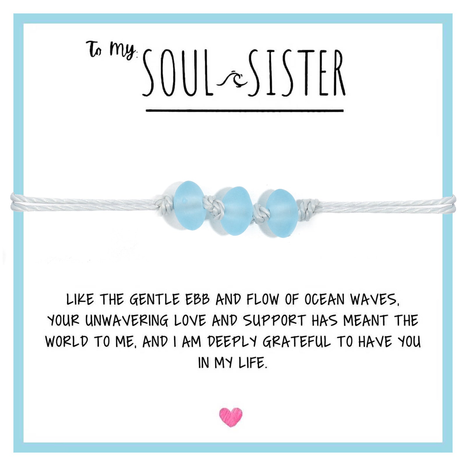 Soul Sister Sea Glass Bracelet