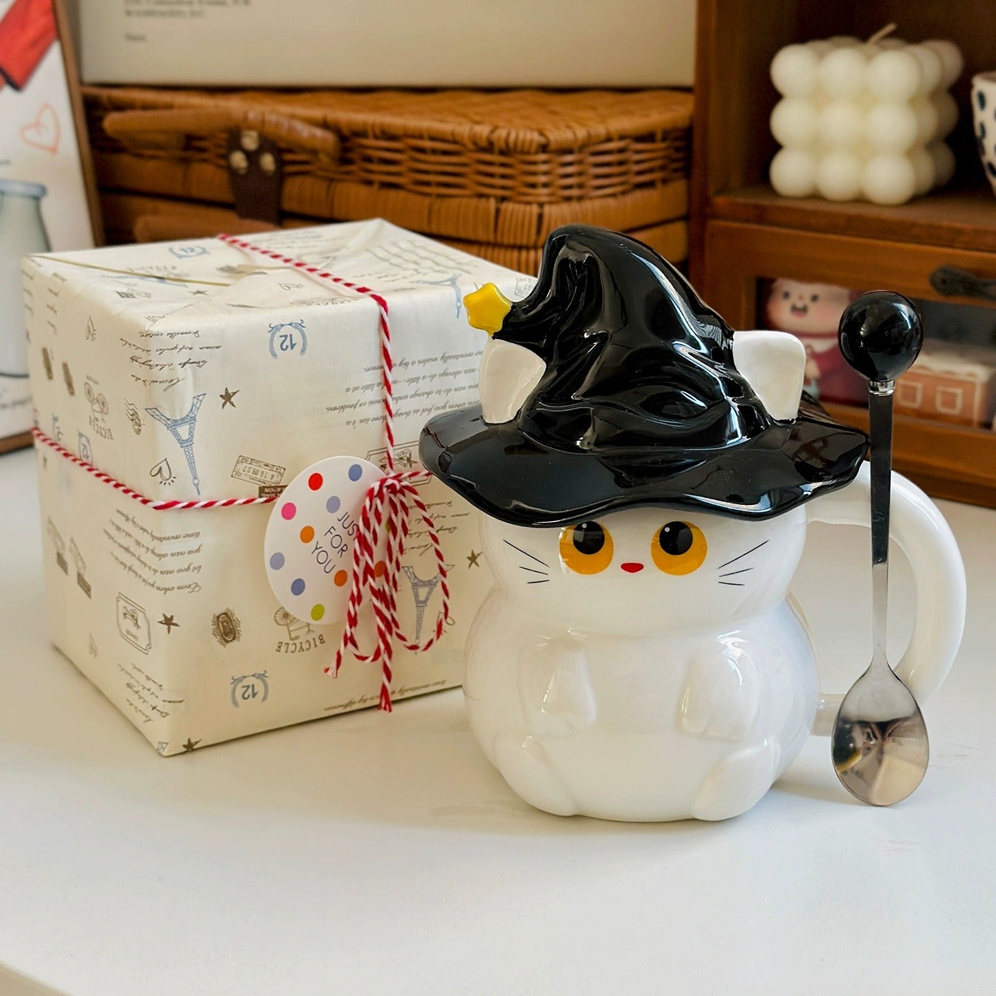 Midnight Witch Cat Mug