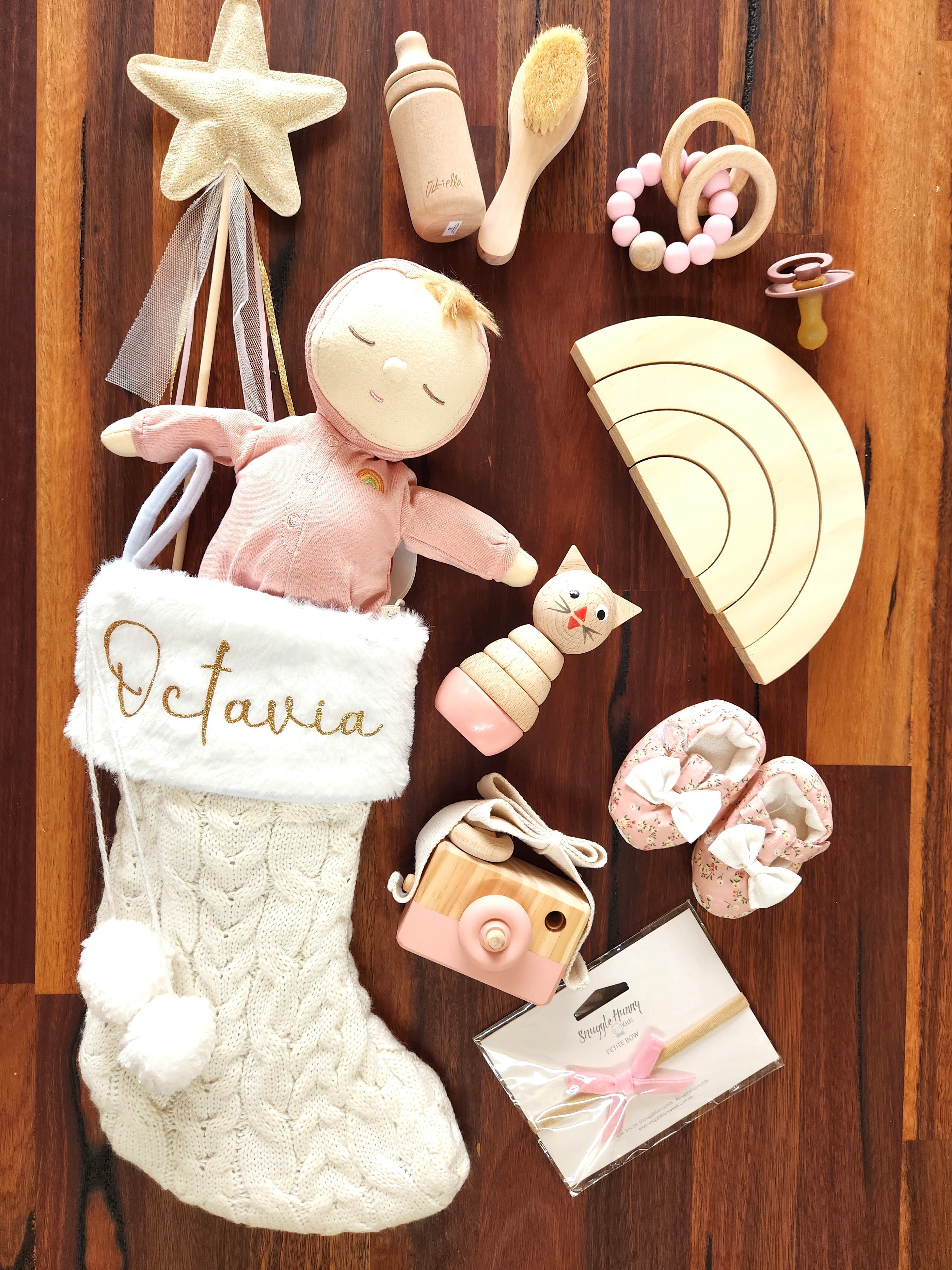 Personalised Knitted Christmas Stockings