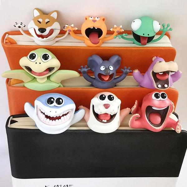 Marque-pages animaux écrasés ouïe